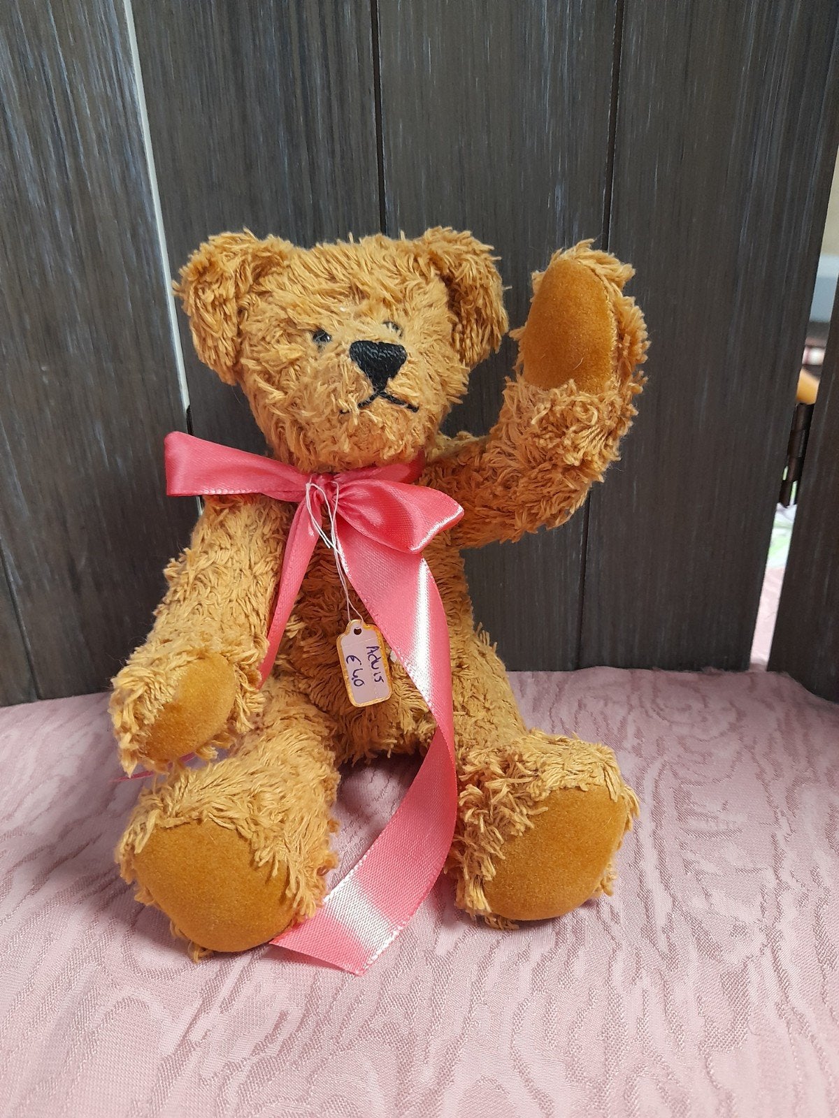 Adv 15 hand gemaakte teddy beer ca  22 cm, Ophalen of Verzenden, Zo goed als nieuw, Stoffen beer, Overige merken