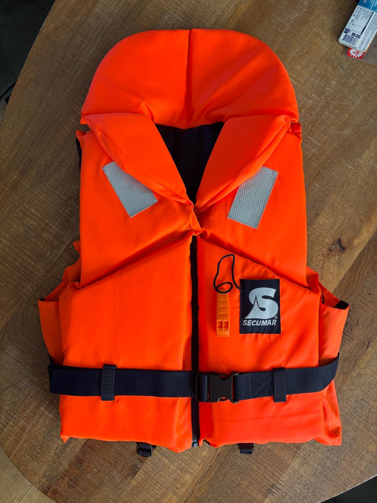 Secumar reddingsvest 80-120 kg, Ophalen, Zo goed als nieuw