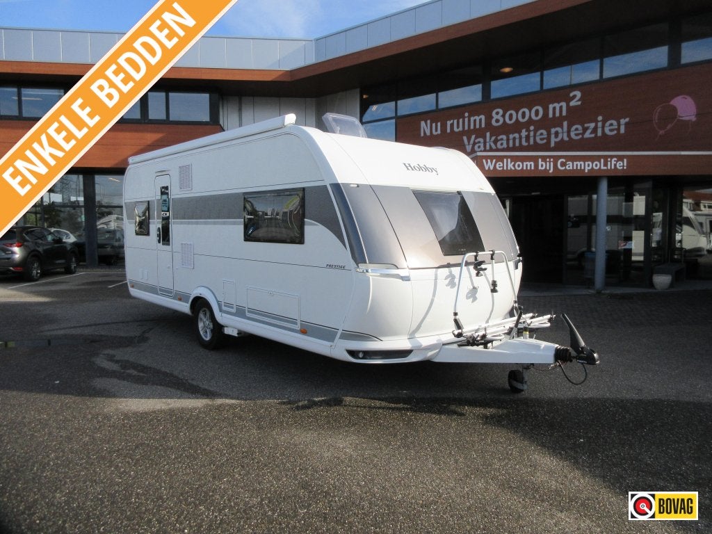 Hobby Prestige 560 UL, Caravans en Kamperen, Rondzit, Hobby, Overige typen, Schokbreker