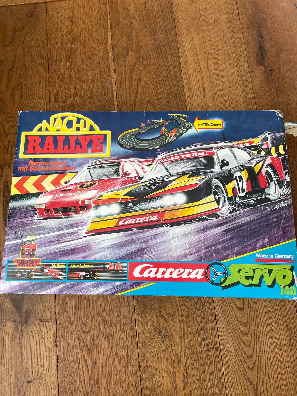Carrera Servo 140 Nach Rallye Racebaan Set, Ophalen, Carrera, Elektrisch, Racebaan