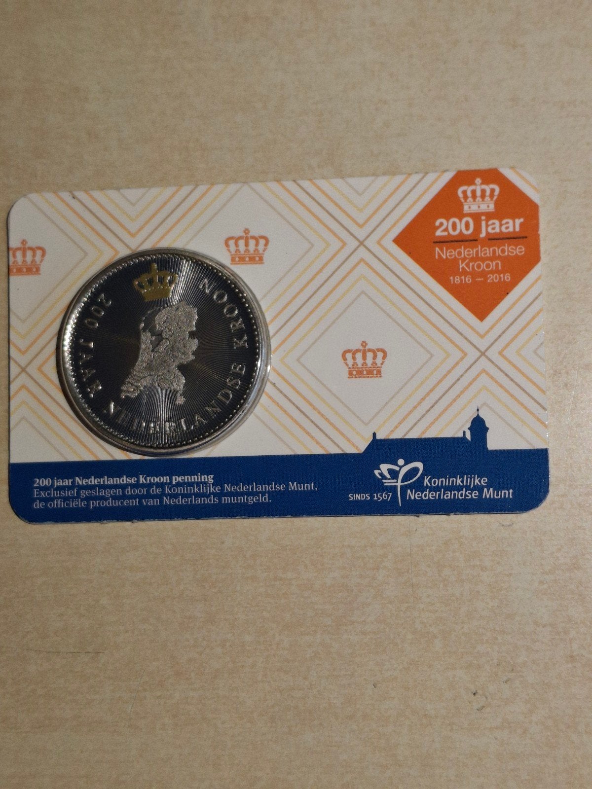 200 jaar Nederlandse kroon penning, Ophalen of Verzenden, Koningin Beatrix, Overige waardes