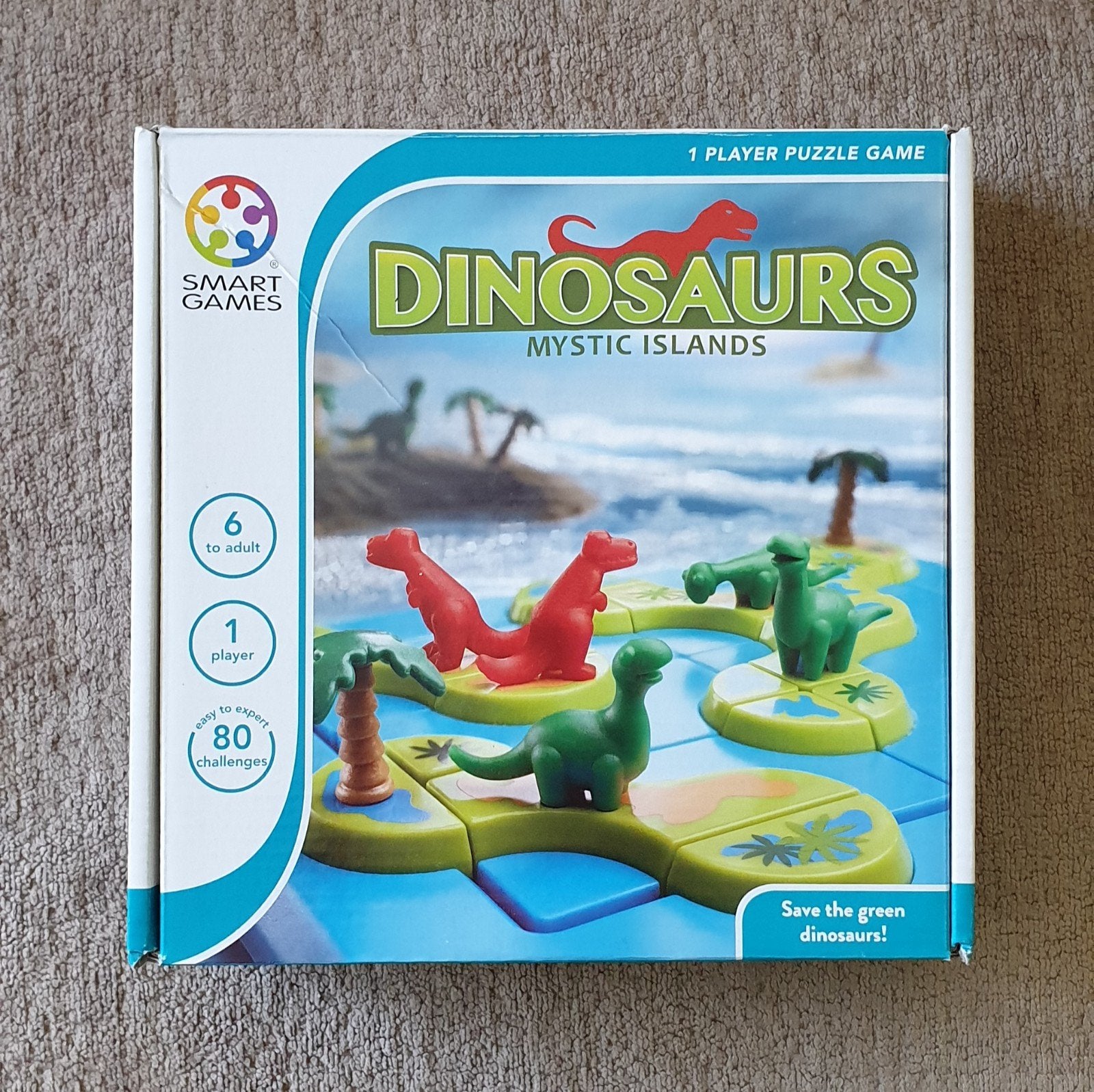 Smart Games Dinosaurs Mistyc Islands, Een of twee spelers, Ophalen of Verzenden, Zo goed als nieuw, SmartGames