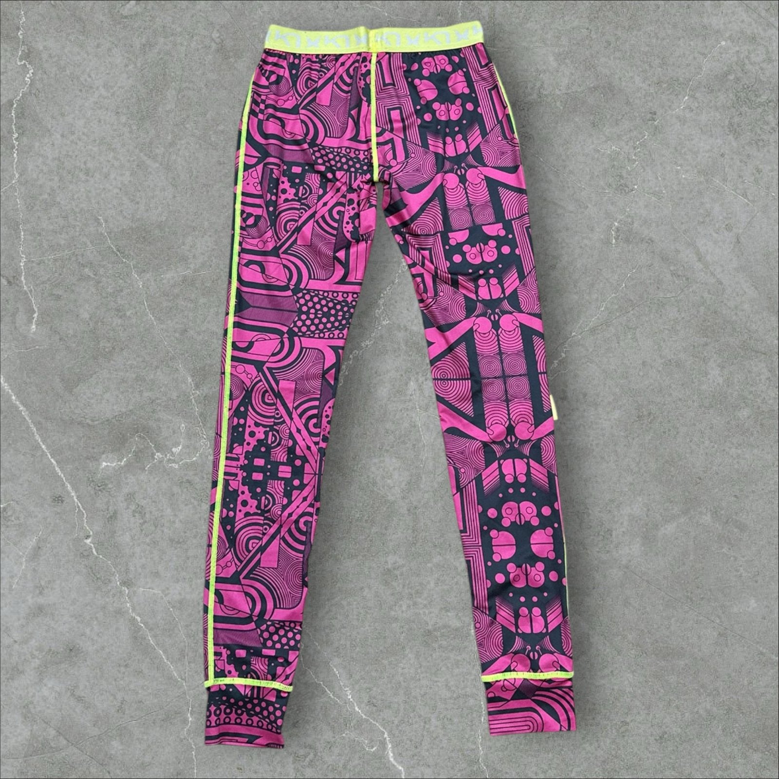 Kari Traa thermobroek roze/zwart met neon details, Ophalen of Verzenden, Zo goed als nieuw, Maat 36 (S), Broek