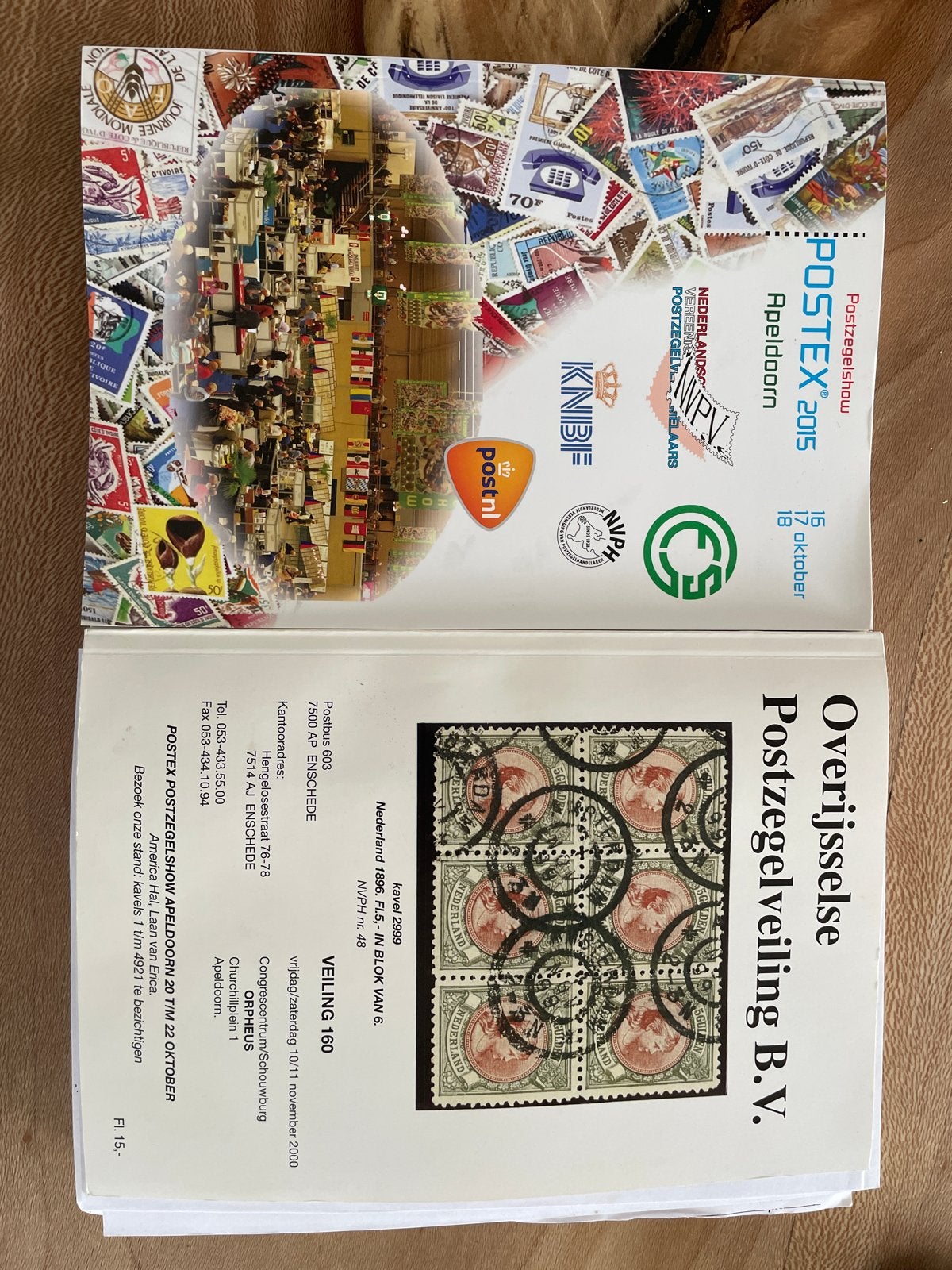 Postzegelcatalogus en veilingcatalogus, Postzegels en Munten, Postzegels | Nederland, Ophalen of Verzenden, Na 1940, Gestempeld