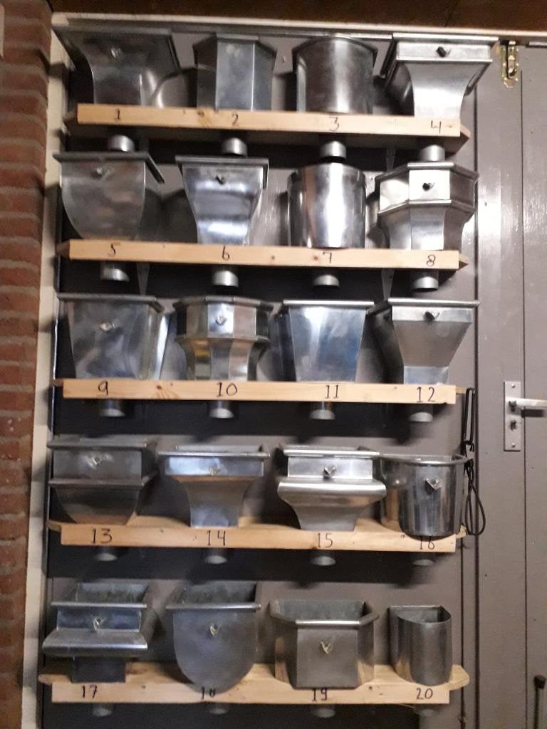Handgemaakte zinken vergaarbakken, Nieuw, Ophalen of Verzenden, Zink, Minder dan 2 meter