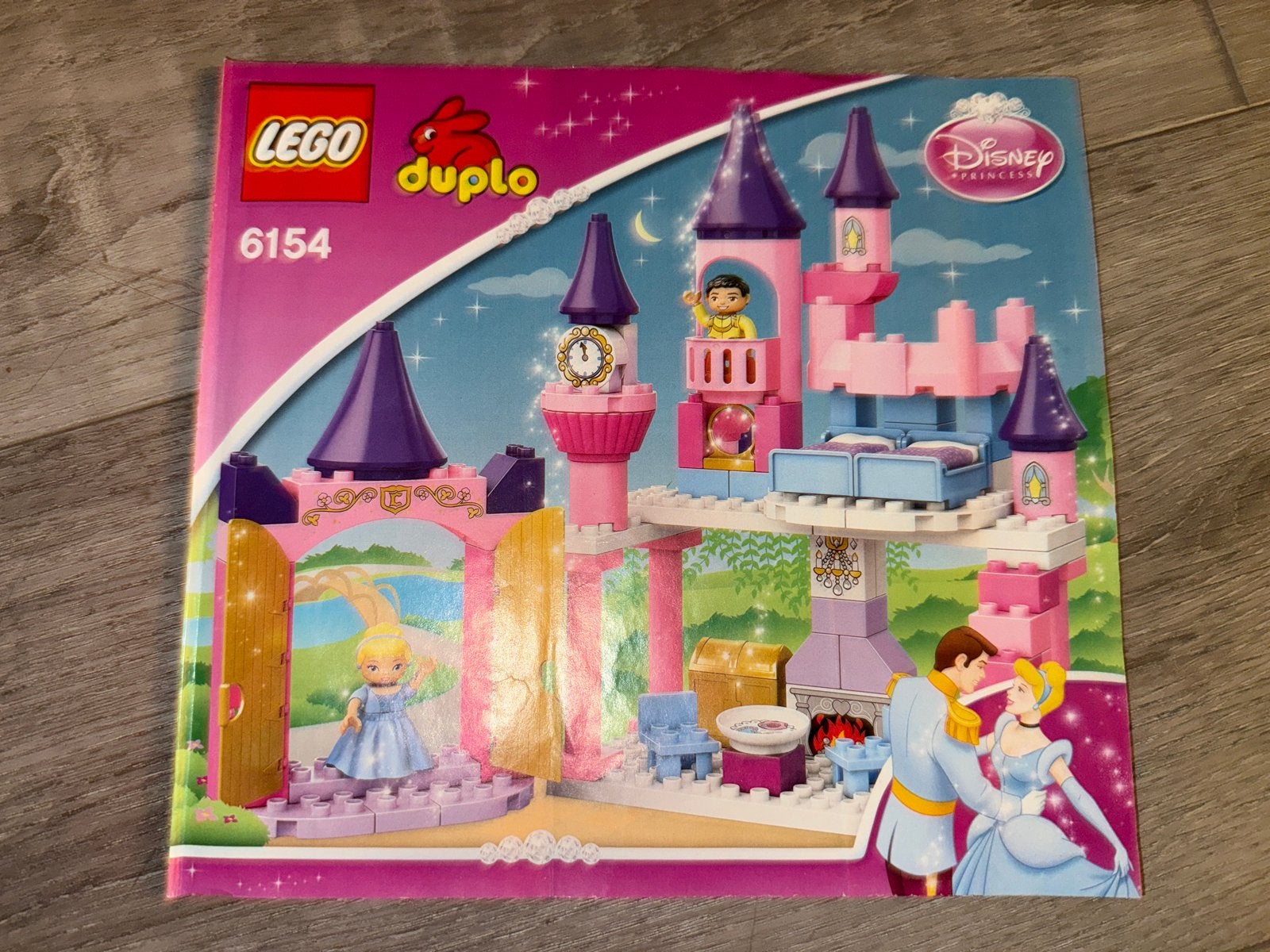 Duplo Assepoester Kasteel (6154), Ophalen of Verzenden, Zo goed als nieuw, Compleet, Complete set