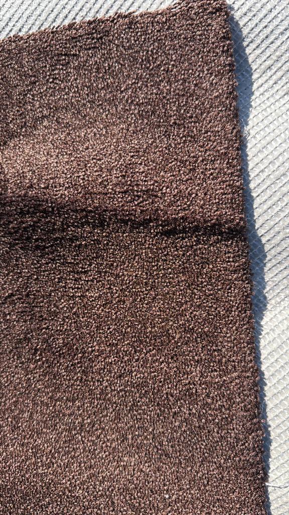 ‼️coupon bruin tapijt 1,20x2,95m restanten vloerbedekking‼️, Ophalen, Bruin, Nieuw, Minder dan 10 m²