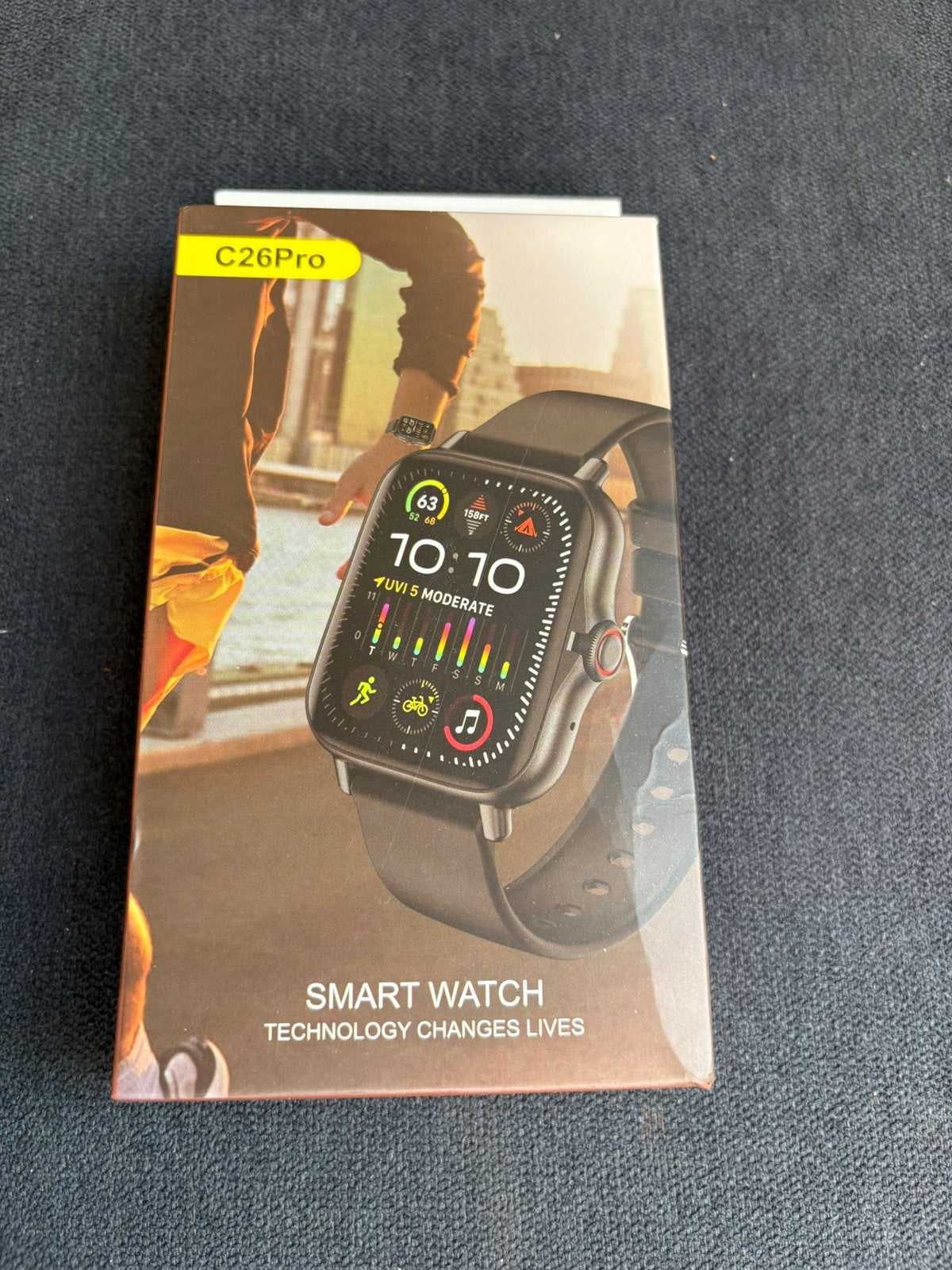 smart watch, Ophalen, Nieuw, Zwart, Android