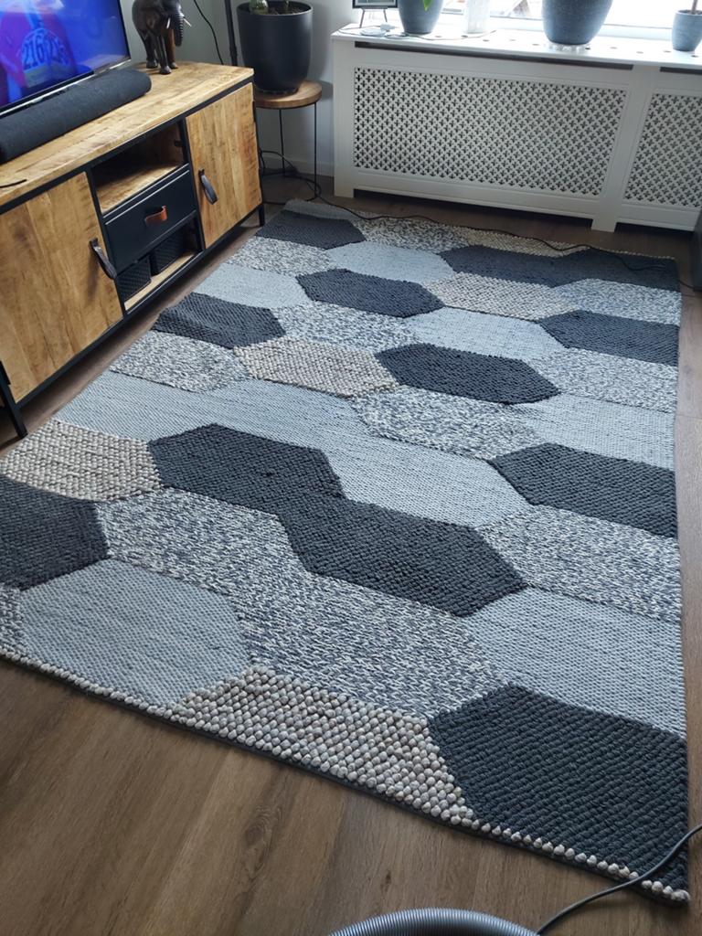 Vloerkleed Ikea, Ophalen, Grijs, 150 tot 200 cm, 200 cm of meer