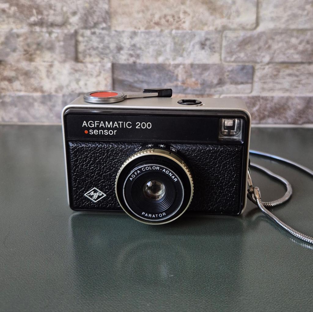 Vintage Agfa Agfamatic 200 Sensor compactcamera jaren '70, Ophalen of Verzenden, Compact, Overige Merken