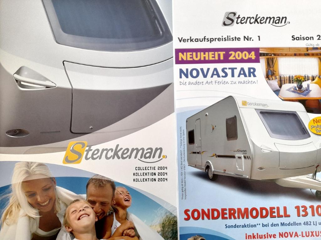 Sterckeman Caravans, Brochure uit 2004, Verzenden, Zo goed als nieuw, Overige merken