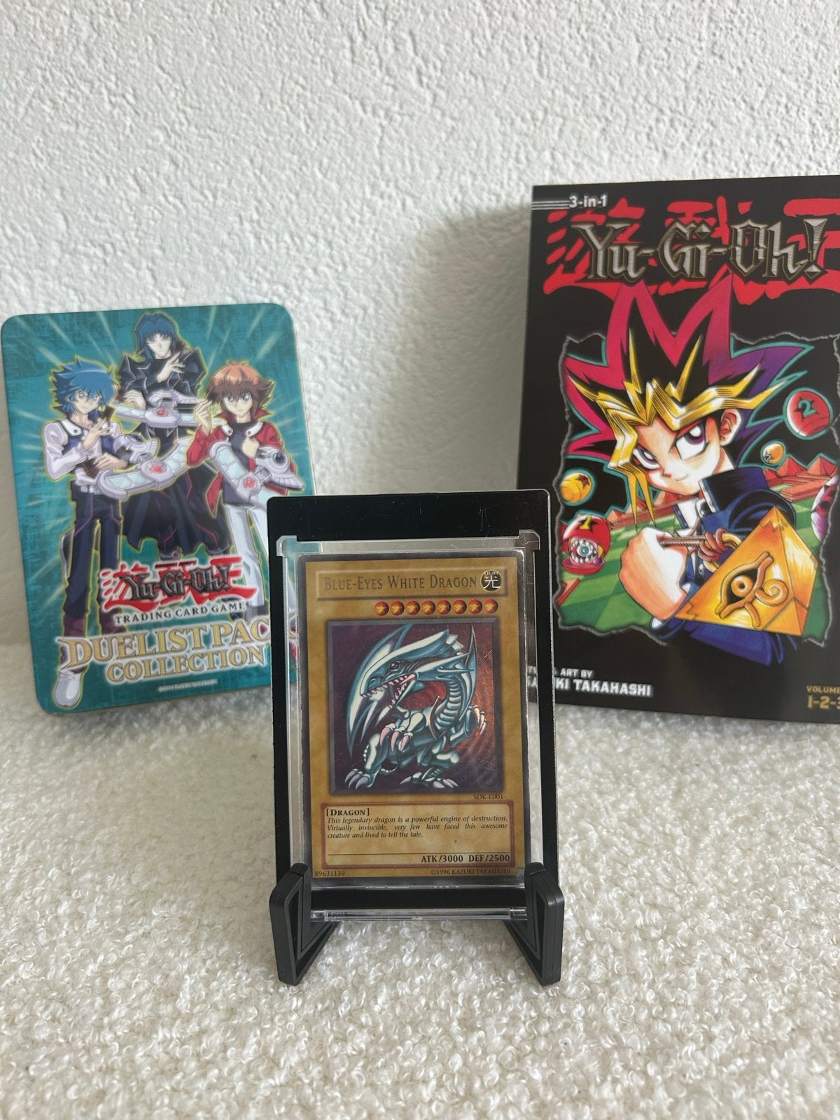 Yu-Gi-Oh! Blue-Eyes White Dragon SDK-E001, Hobby en Vrije tijd, Verzamelkaartspellen | Yu-gi-Oh!, Verzenden, Zo goed als nieuw