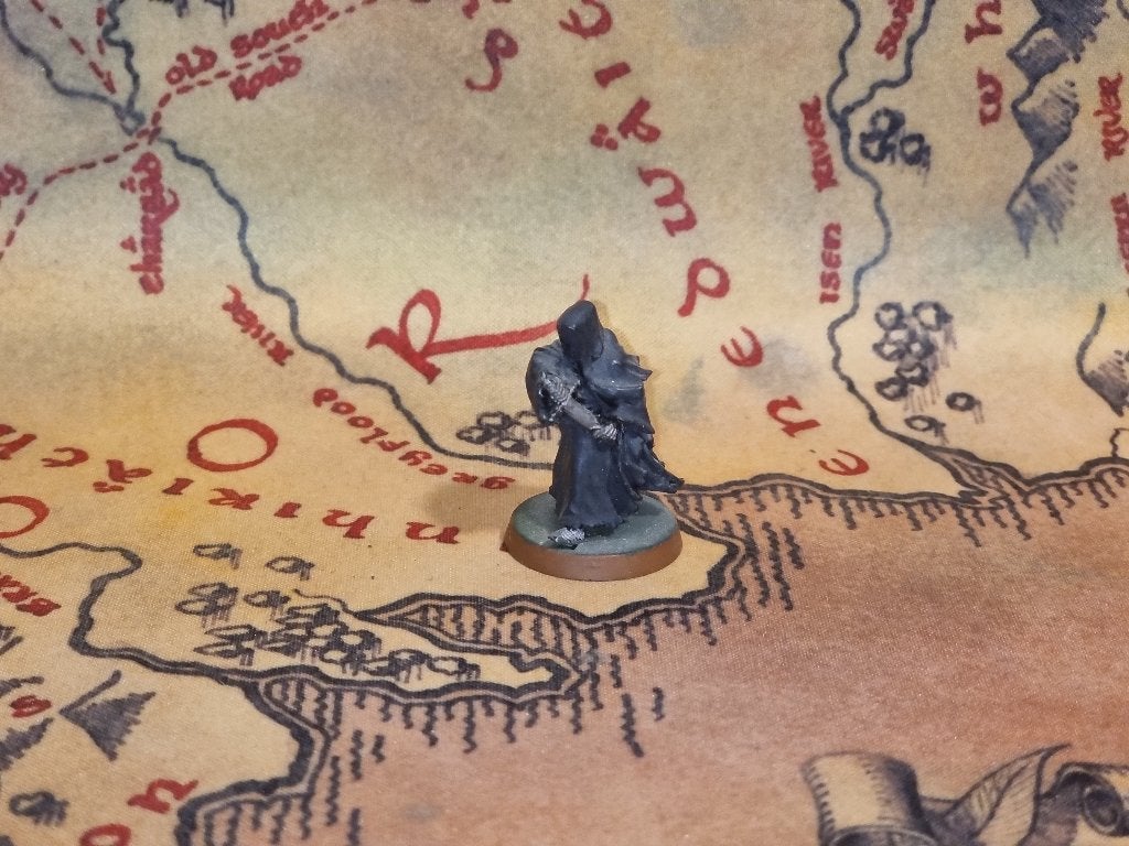MESBG LotR Witch-king of Angmar, Attack on Weathertop, Metal, Met verf, Gebruikt, Figuurtje(s), Lord of the Rings
