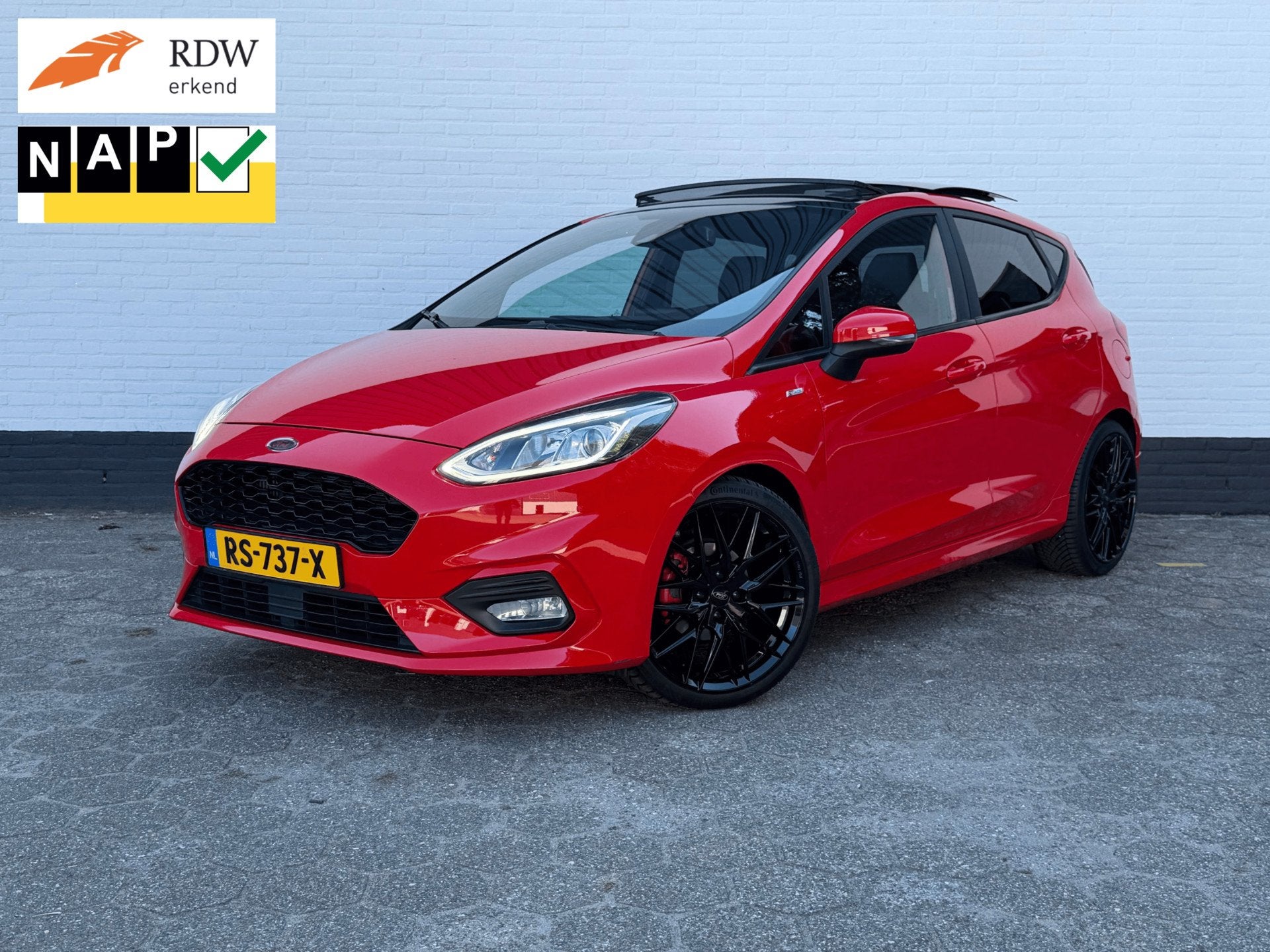 Ford Fiesta 1.0 EcoBoost ST-Line X l PANODAK l CRUISE l 18'', Voorwielaandrijving, 1063 kg, Gebruikt, Origineel Nederlands