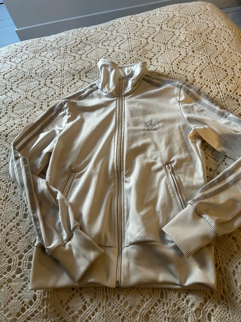 Adidas wit vest M, Ophalen of Verzenden, Gedragen, Maat 38/40 (M), Wit