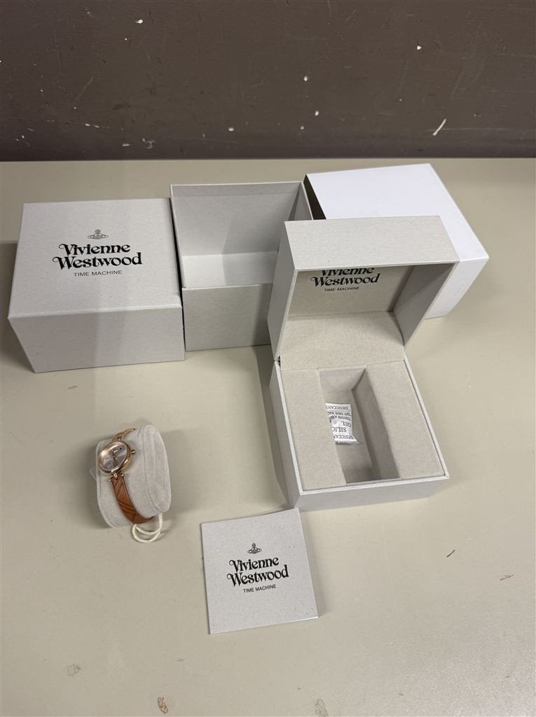 Vrouwen horloge - Vivienne Westwood VV200RSBR ladies soho wa, Ophalen of Verzenden, Zo goed als nieuw, Zilver