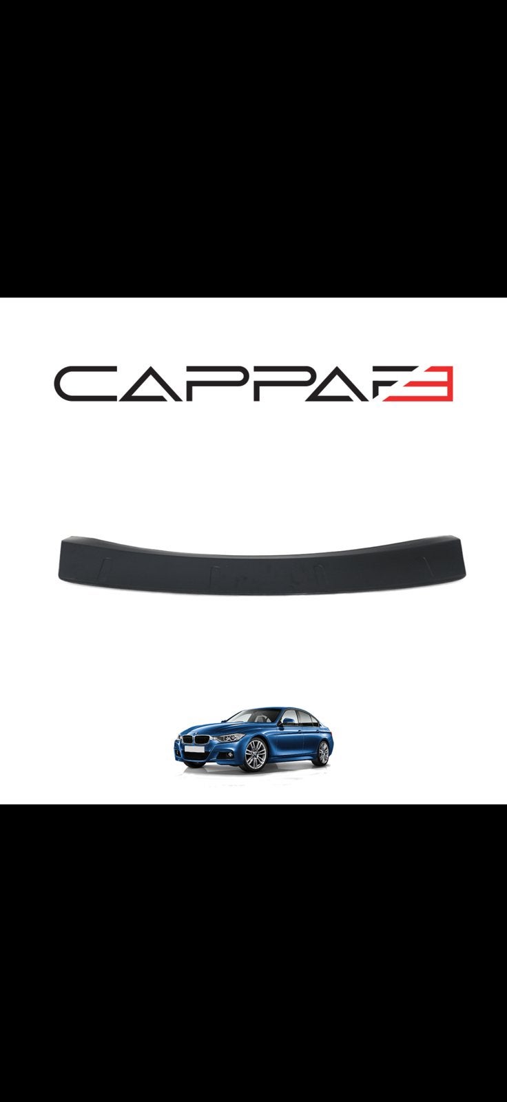 Bmw F30(3 serie 2011-2019 Achterbumper Bescherming Mat Zwart, Auto diversen, Ophalen of Verzenden, Kmax, Kmax oto Aksesuar, Nieuwemeerdijk 34 Badhovedorp