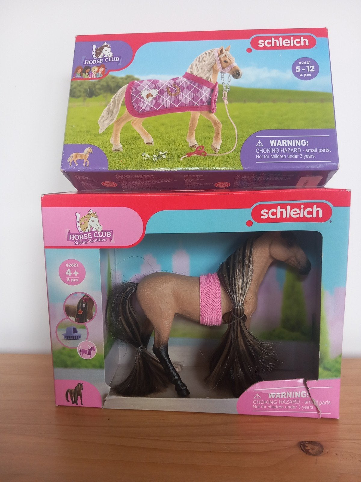 Schleich Horse Club paarden set - Nieuw in doos, Ophalen of Verzenden, Zo goed als nieuw