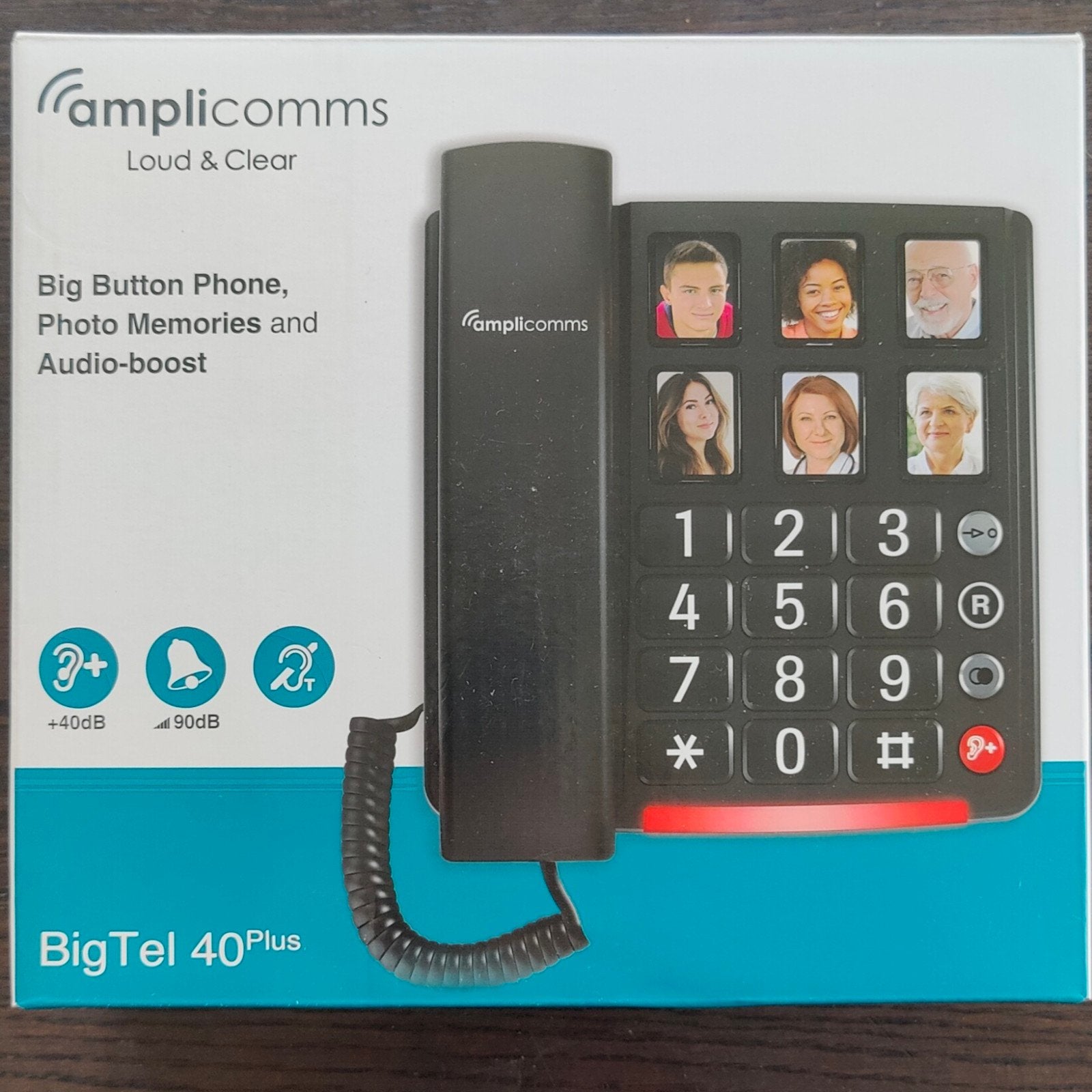 Amplicomms Bigtel 40 Plus i.c.m. 8848 4G VoLTE Gateway, Ophalen of Verzenden, 1 handset