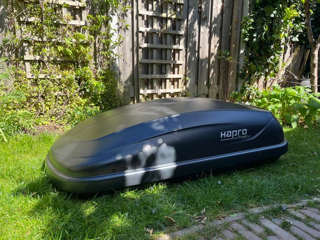 Dakkoffer Hapro traxer 4.6 370 liter, Auto diversen, Dakkoffers, Ophalen, Gebruikt