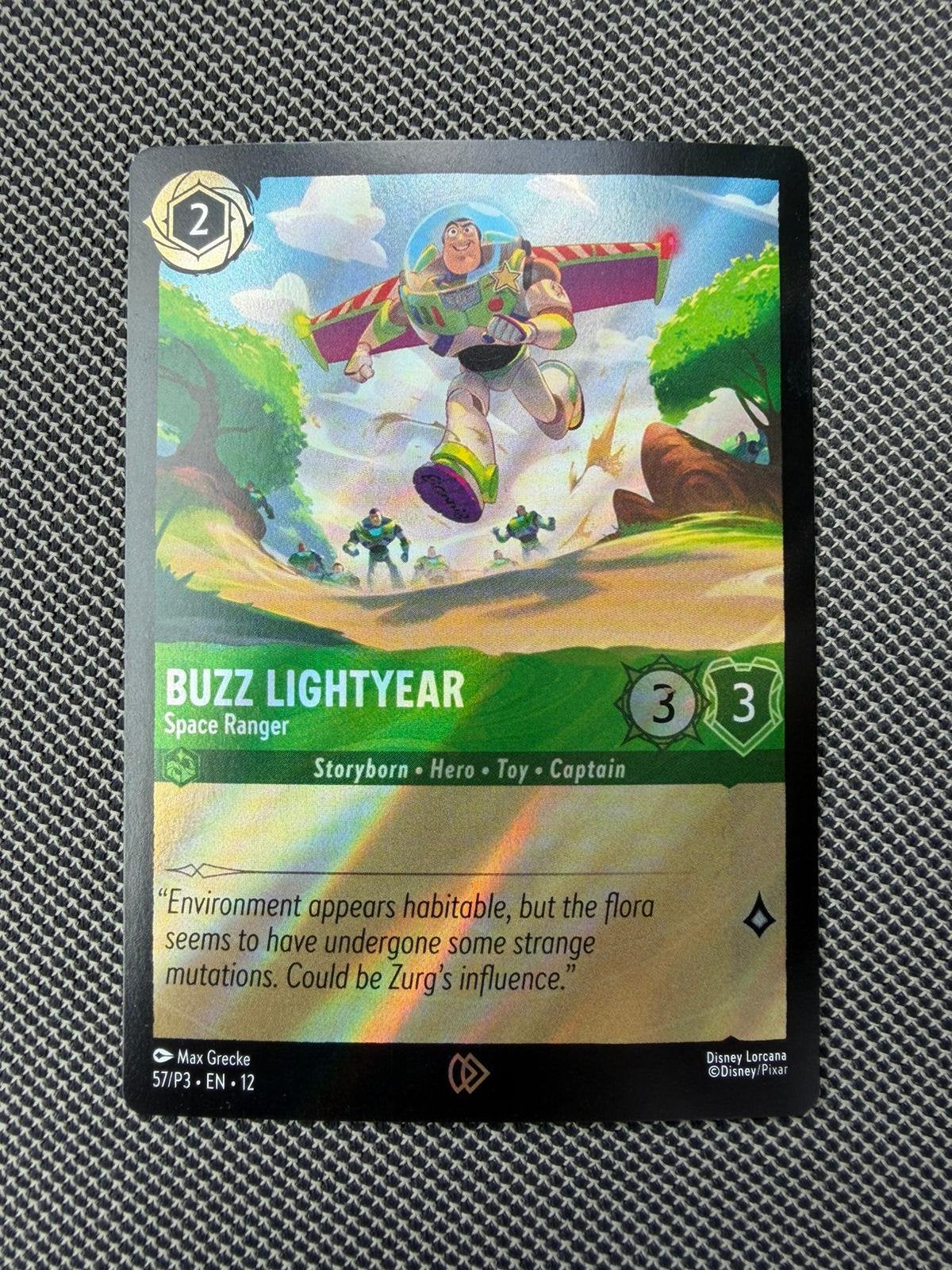 Nieuw | Lorcana Buzz Lightyear Disney Promocard, Ophalen of Verzenden, Nieuw, Losse kaart