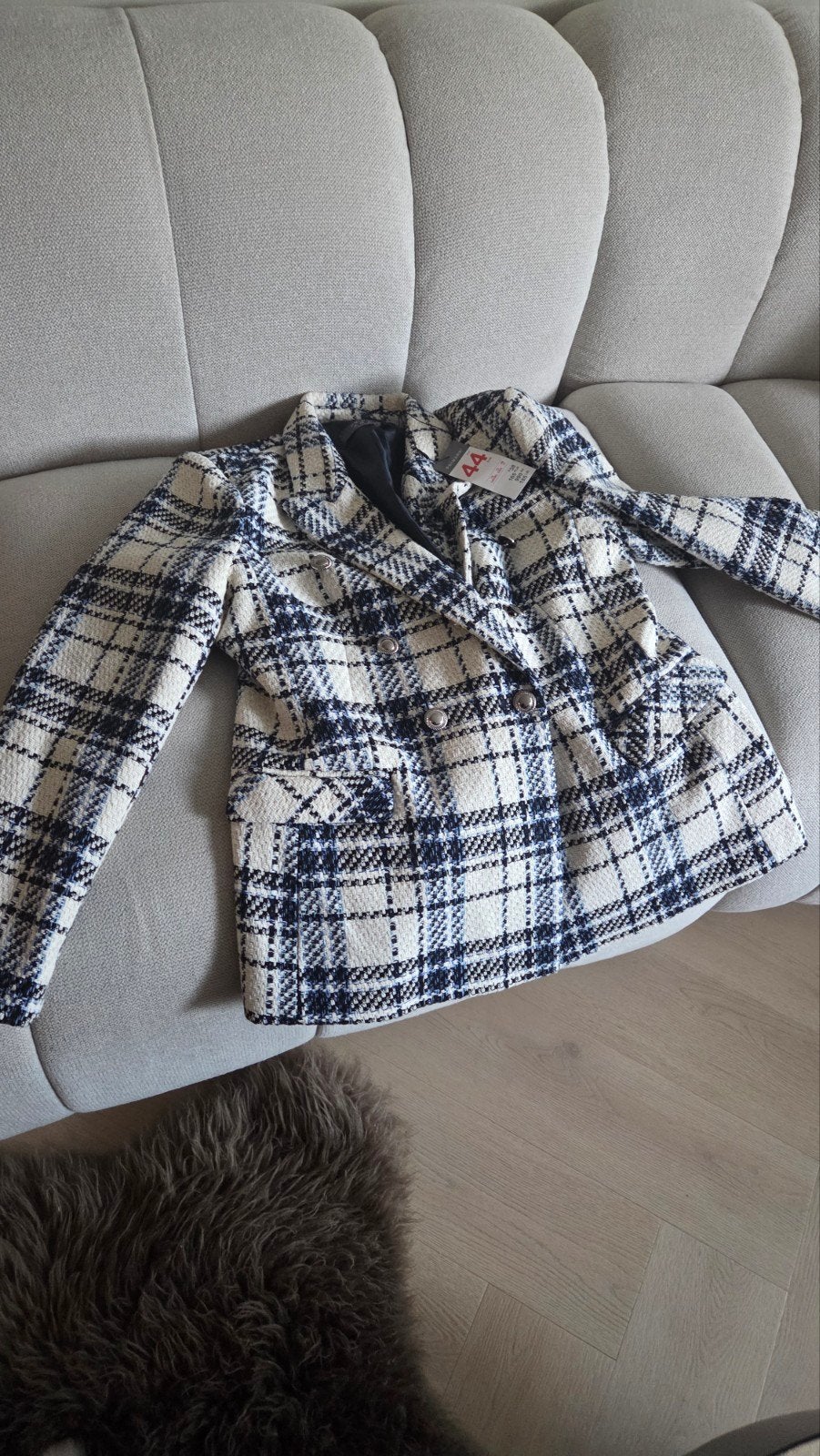 Stijlvol geruit colbert van Primark, maat 44, Ophalen, Maat 42/44 (L), Nieuw, Jasje