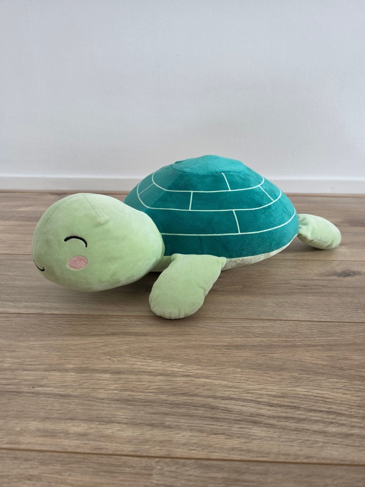 Hema schildpad knuffel velours groot nieuw, Hema, Groen, Overige typen, Nieuw