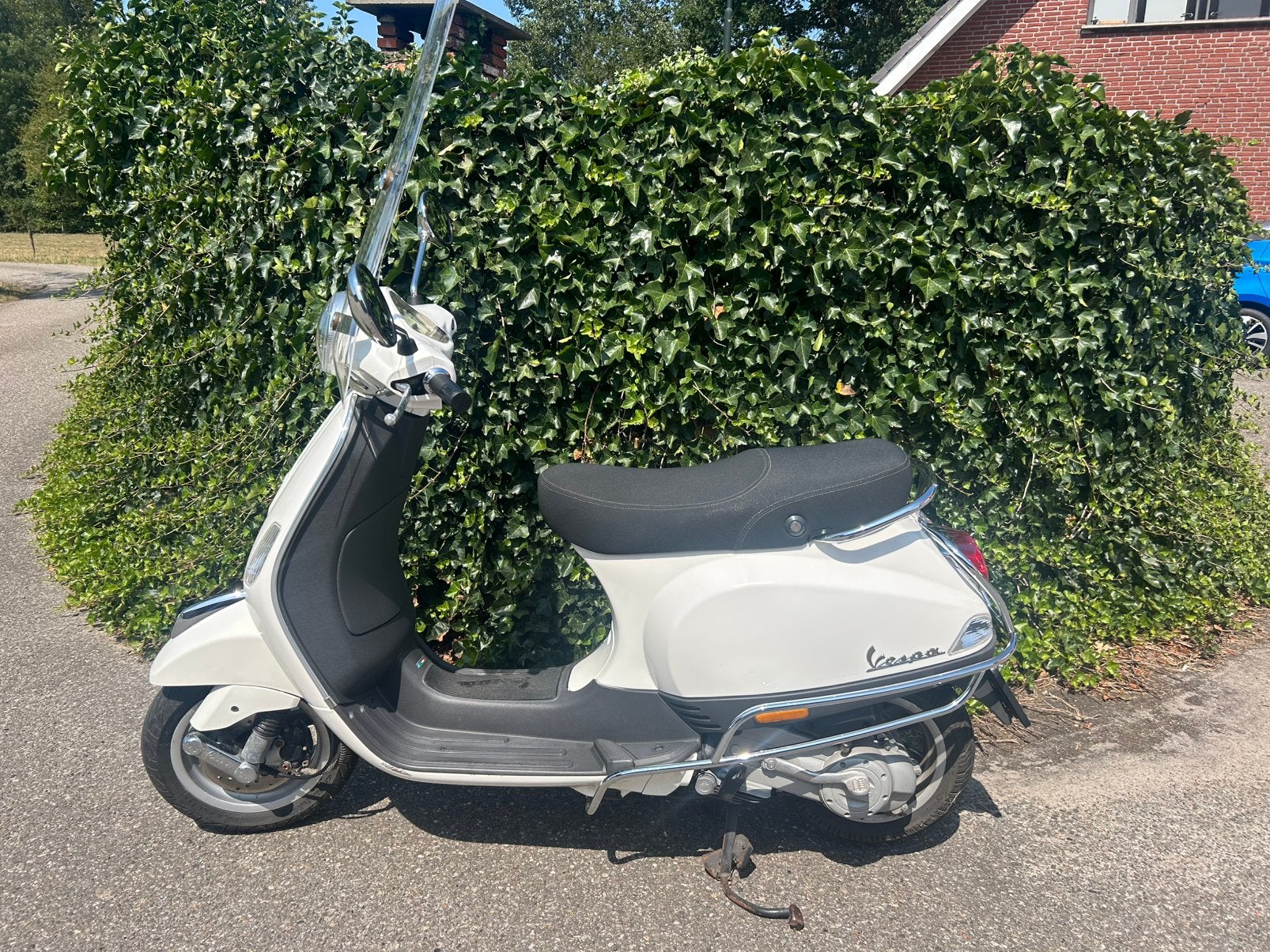 Vespa LX 50 4-takt – Wit – 2015 – ca. 12.000 km, Fietsen en Brommers, Scooters | Vespa, Ophalen, Maximaal 45 km/u, Zo goed als nieuw
