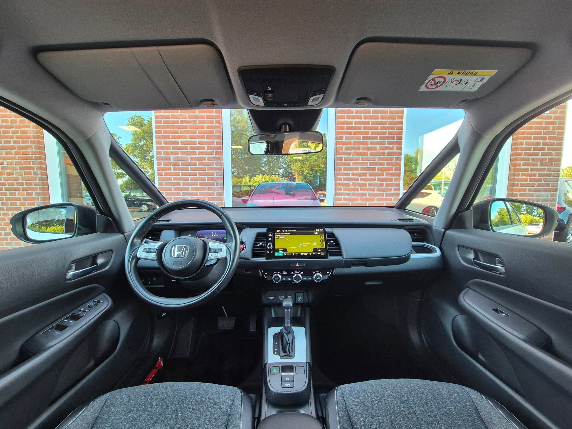 Honda Jazz 1.5 e:HEV Hybrid Executive 109PK 5drs AUTOMAAT cl, Auto's, Honda, Euro 6, Leder en Stof, Wit, Bedrijf