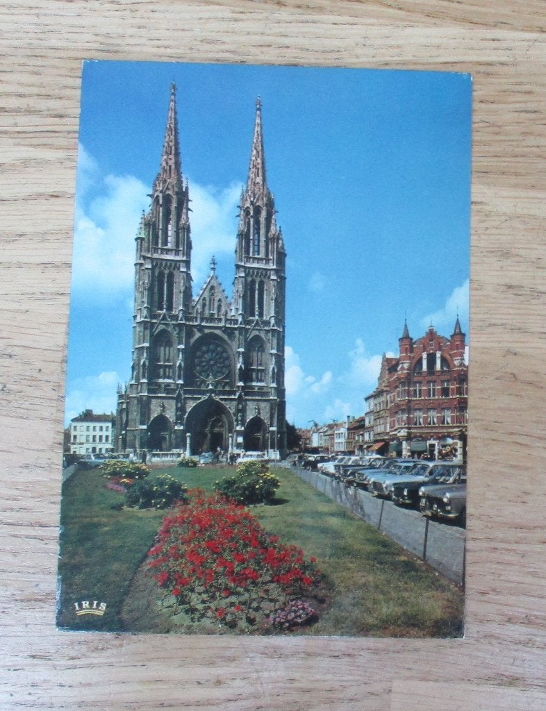 vintage ansichtkaart Oostende s Petrus en Pauluskerk 517/36, Ophalen of Verzenden, Ongelopen, België en Luxemburg