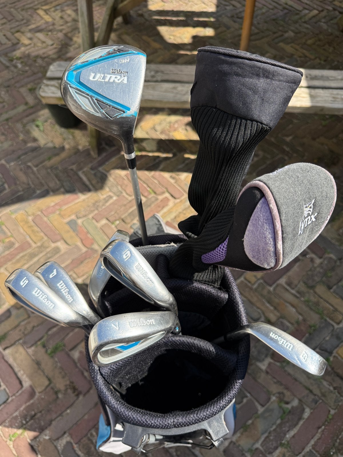 Complete Wilson Ultra Graphite Dames Golfset met Tas, Ophalen, Gebruikt, Set, Overige merken