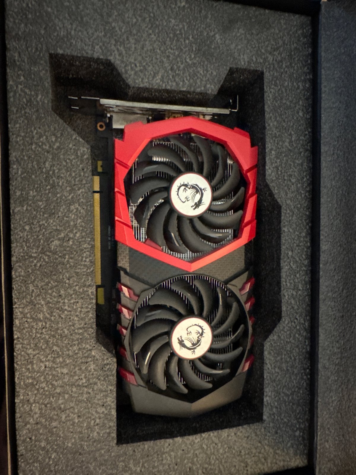 MSI GeForce GTX 1050 Ti GAMING X 4G - 4GB GDDR5, Gebruikt, HDMI, Ophalen of Verzenden, GDDR5