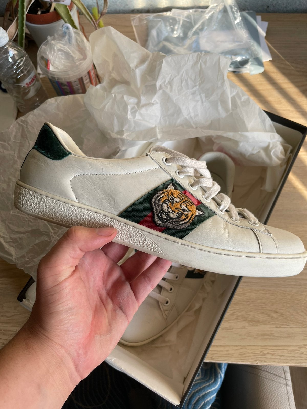 Originele gucci sneakers, Ophalen, Overige kleuren, Sneakers of Gympen, Gedragen