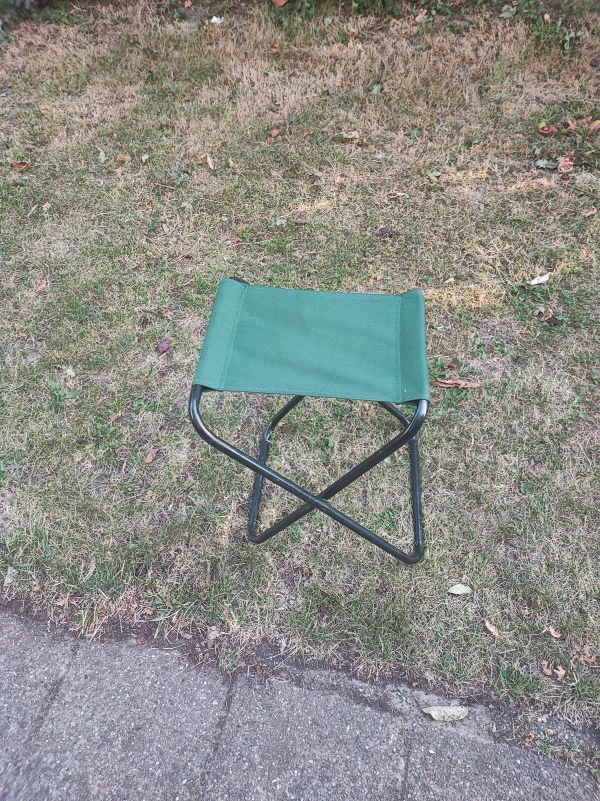 Handig opvouwbaar visserstoeltje - groen, Ophalen, Gebruikt, Overige typen