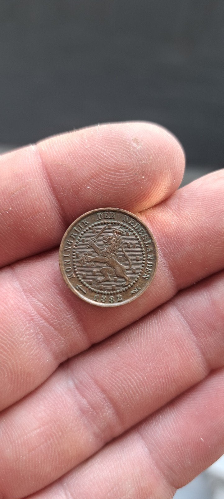 1 cent 1882, Ophalen of Verzenden, Koning Willem III, 1 cent