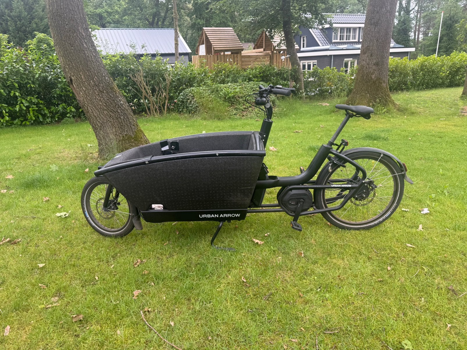 Urban arrow bakfiets cargo line, Gebruikt, Elektrisch, 2 kinderen, Schijfrem
