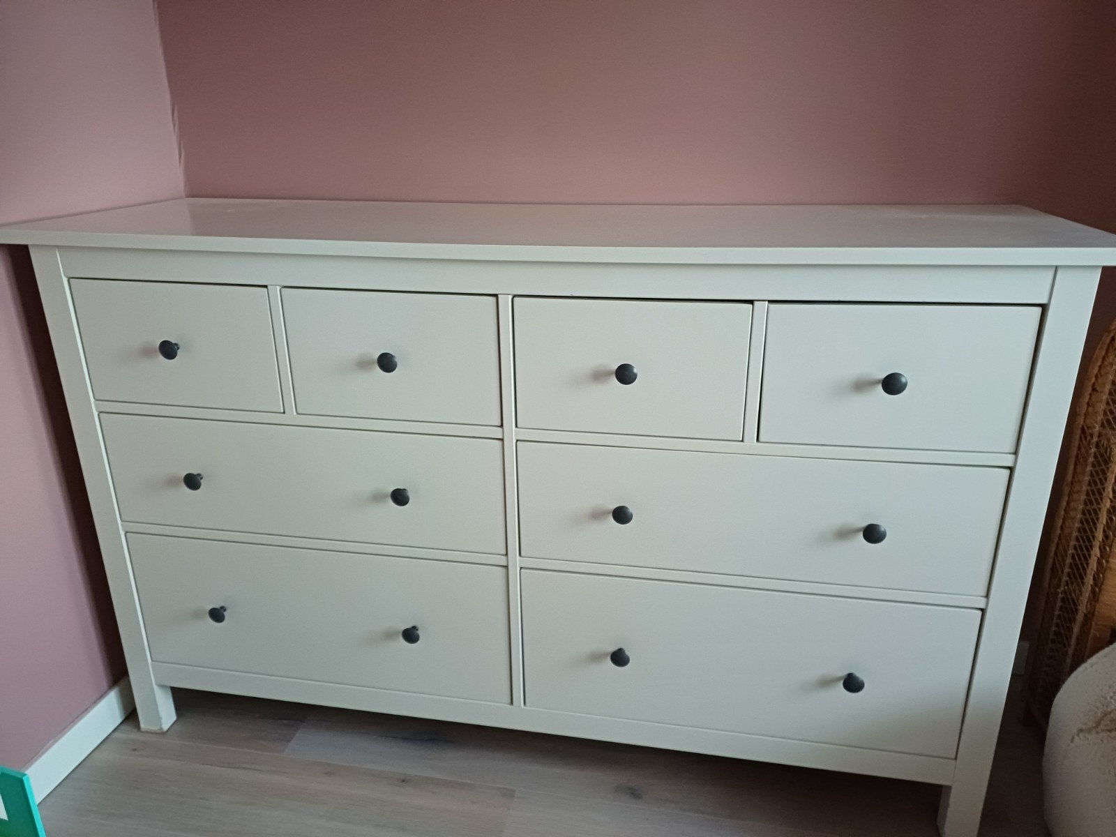 IKEA Hemnes ladekast met 8 lades, Huis en Inrichting, Ophalen, Gebruikt, 150 tot 200 cm, Minder dan 100 cm