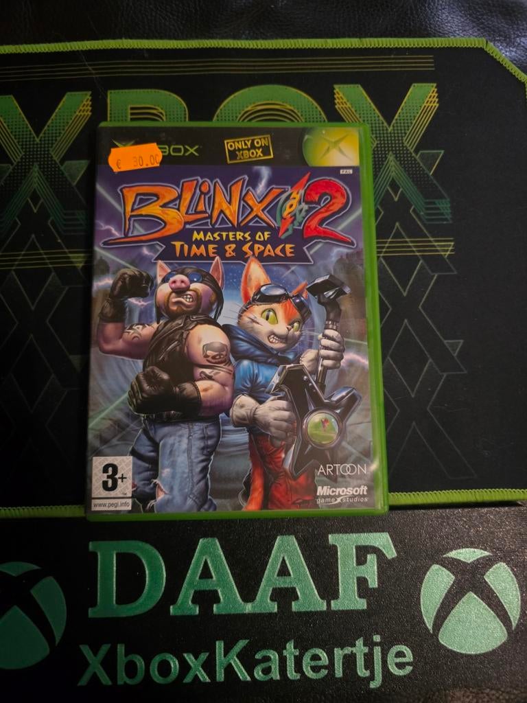 Blinx 2 masters of time & space - Xbox original & Xbox 360, Spelcomputers en Games, Games | Xbox Original, Avontuur en Actie, Vanaf 18 jaar