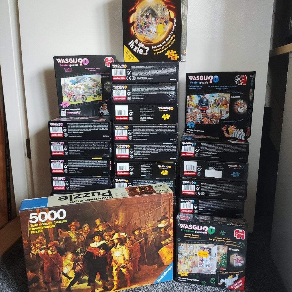 31 Puzzels, Ophalen, 500 t/m 1500 stukjes, Nieuw, Legpuzzel