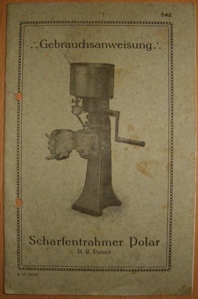 Gebrauchsanweisung Scharfentrahmer Polar, Ophalen of Verzenden, Gelezen, Tractor en Landbouw