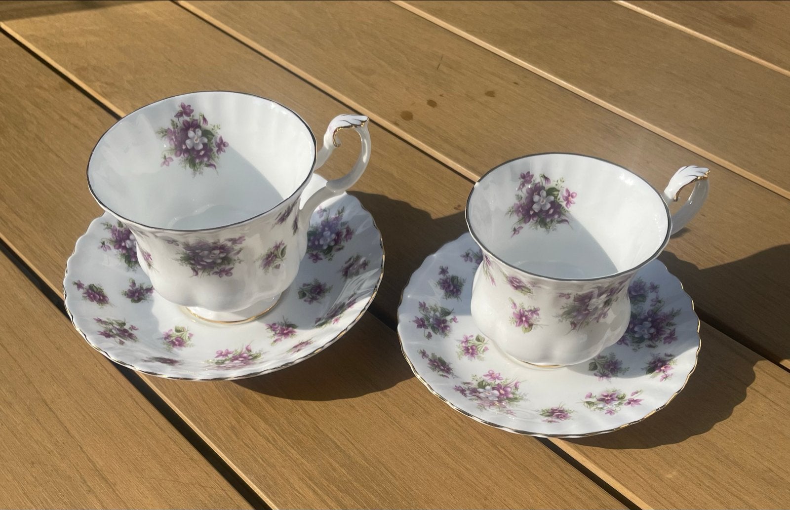 Royal Albert Sweet Violets Kop en Schotel Set, Ophalen