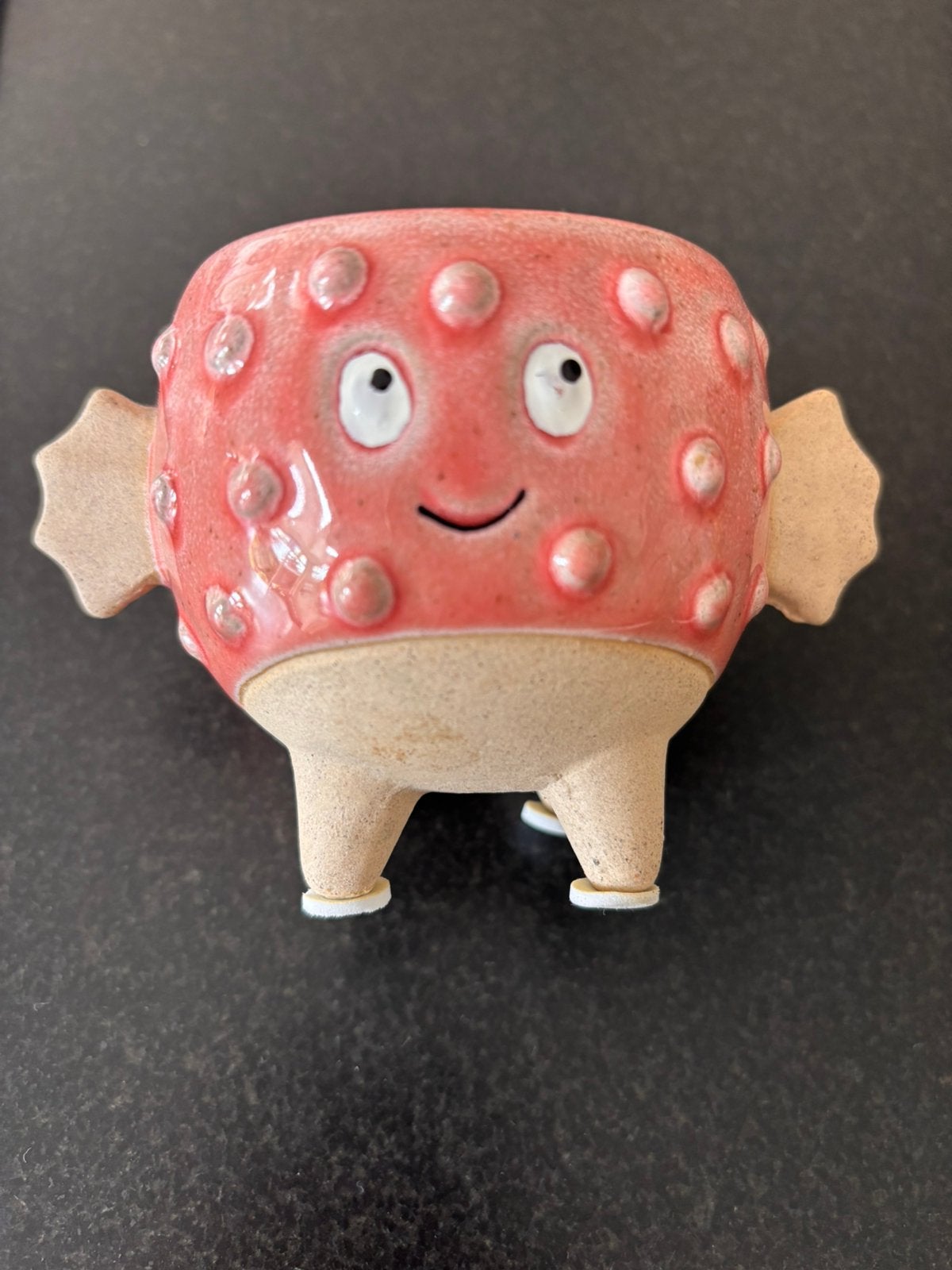 Nieuw pufferfish bloempotje, Ophalen of Verzenden, Nieuw, Roze