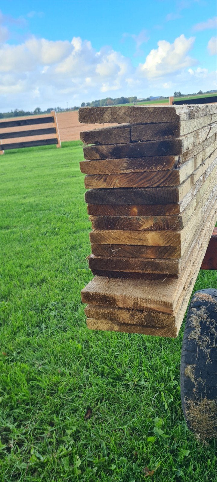 15 Geïmpregneerde Vuren Planken 22x150mm, 4.50m, Ophalen of Verzenden, Nieuw