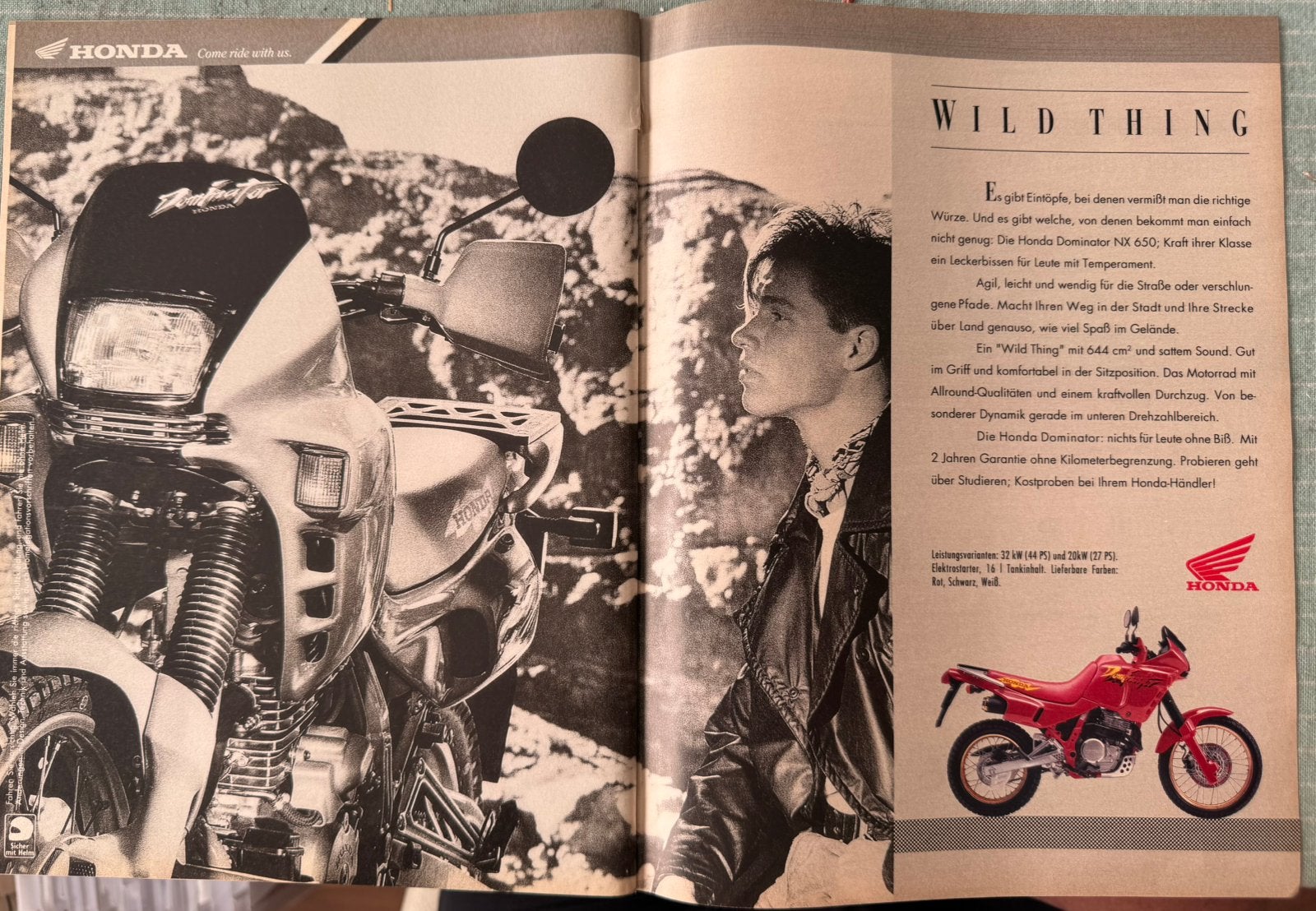 Advertentie Honda NX650 Dominator, Ophalen of Verzenden, Zo goed als nieuw, Motoren