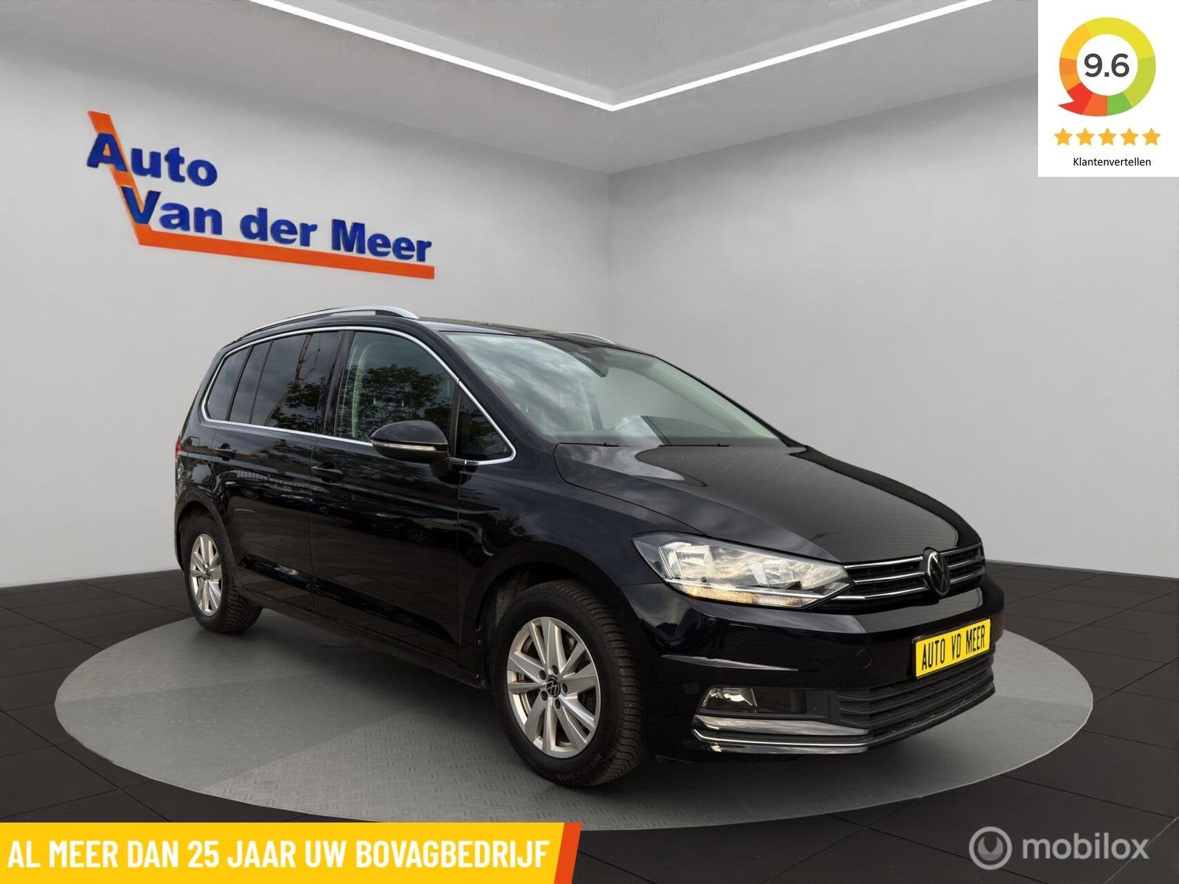 Volkswagen Touran 1.5 TSI Highline 7p All in prijs, 12 maanden, 4 cilinders, 7 stoelen, Bedrijf
