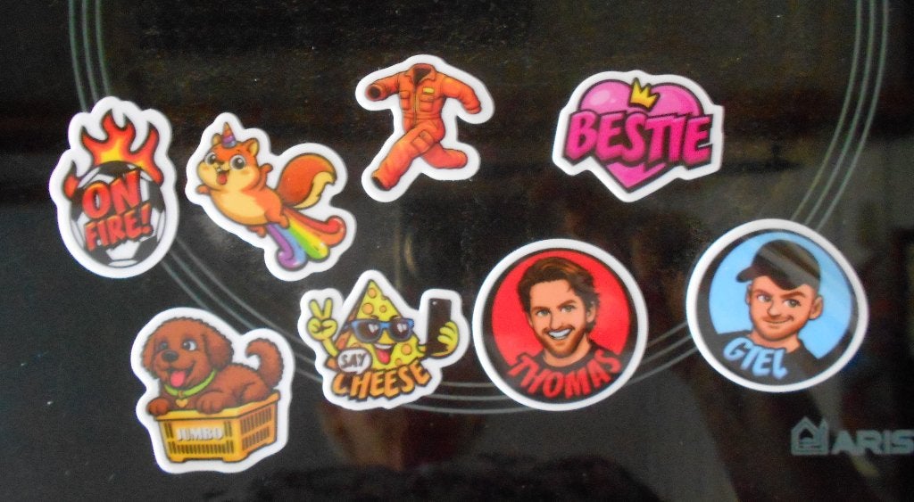 Jumbo sticker jacht, Jumbo, Ophalen