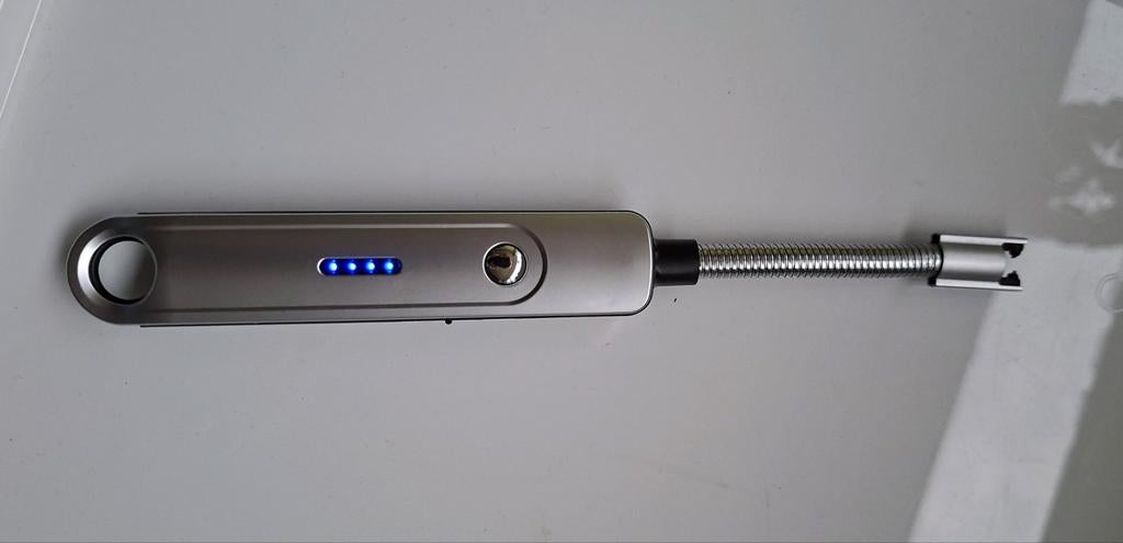 Oplaadbare elektrische aansteker met flexibele hals, Ophalen of Verzenden, Gebruikt