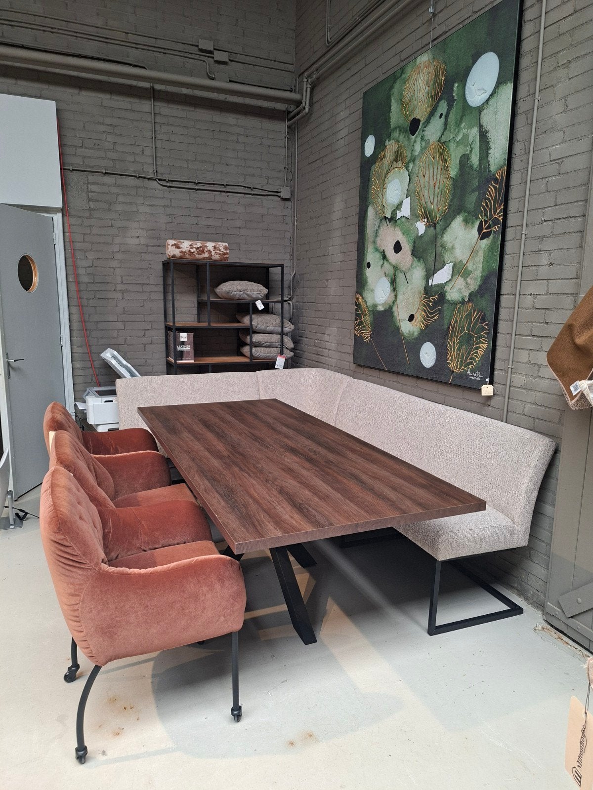 Toram Eettafelbank 172x252cm - Nieuw! Direct leverbaar, Ophalen, Overige kleuren, Nieuw, Vijf, Zes of meer stoelen