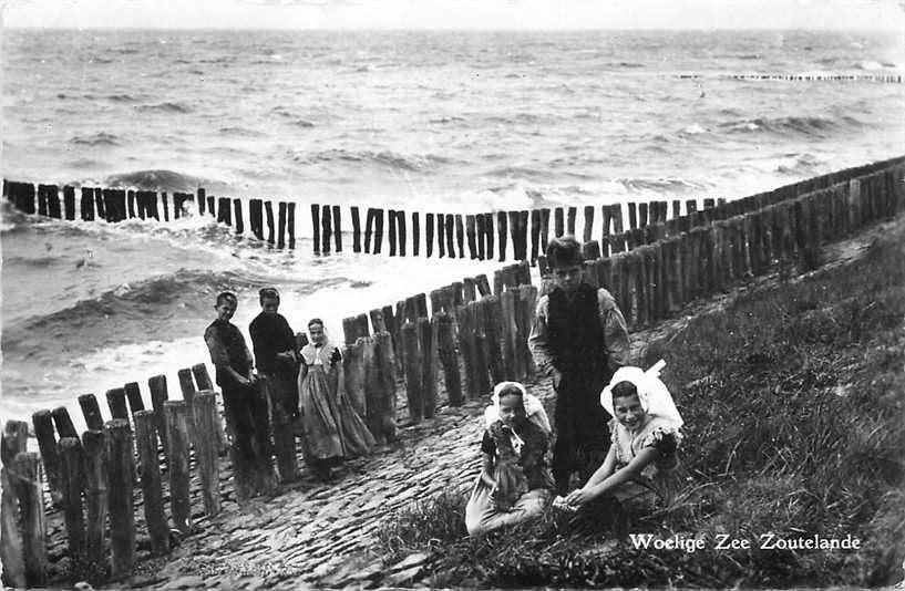 377-285-023 Zoutelande  Woelige Zee, Verzenden, Voor 1920, Zeeland
