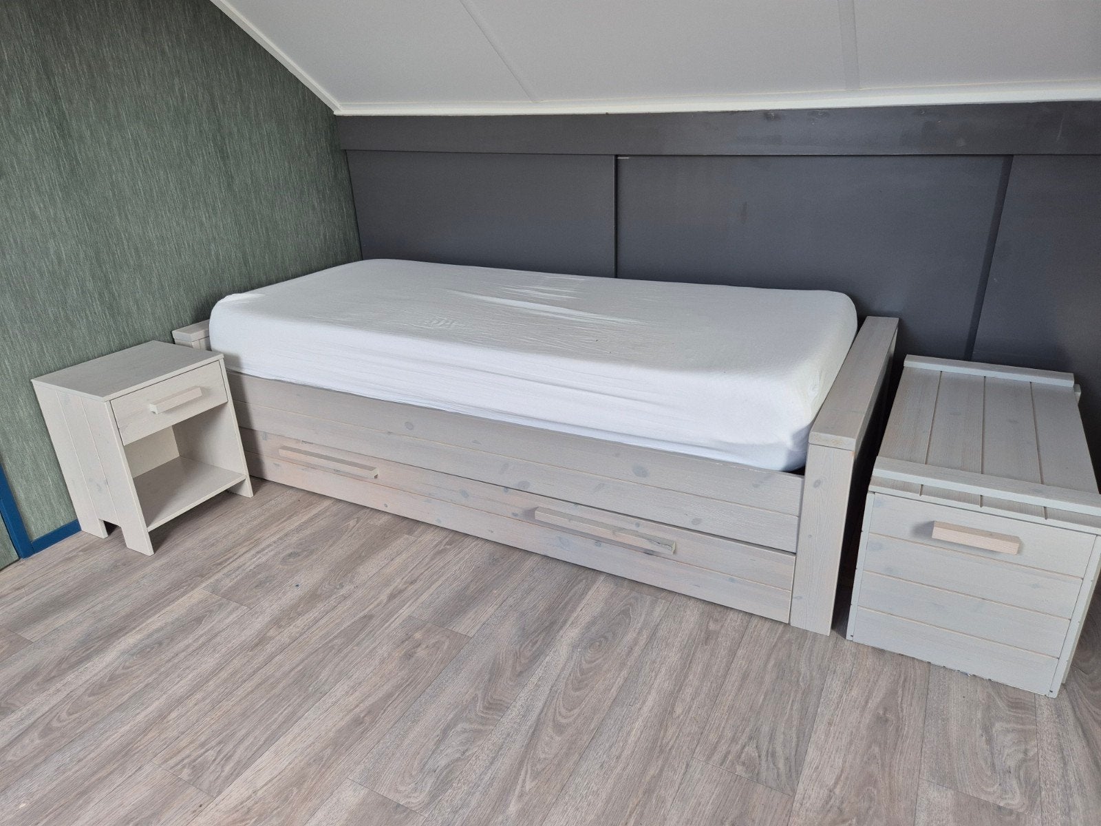 Complete slaapkamer set van Wood, Kinderen en Baby's, Kinderkamer | Complete kinderkamers, Ophalen, Gebruikt, Jongetje of Meisje